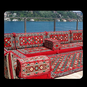 Set di Cuscini per Divano da Terra in Stile <span class=keywords><strong>Marocchino</strong></span>, Imbottitura in Spugna, Rivestimento Simil-Velluto, Arredamento Multifunzionale di Qualità da Esportazione - Product Image 3
