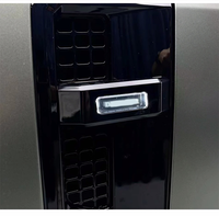 Grille d'aération latérale de voiture pour Land Rover Defender, avec lame éclairée, grille d'aération latérale de voiture avec lumière LED, grille de sortie d'aération, grille en maille