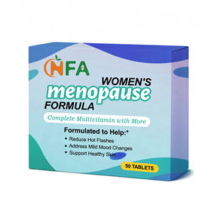 Tabletas de Fórmula para la Menopausia para Mujeres, Suplemento Dietético con Folato, Ayuda a Aliviar los Pequeños Cambios de Humor - Product Image 1