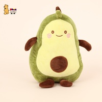 Oreiller en forme d'avocat unisexe de grande taille, jouet en peluche personnalisé créatif en coton PP, doublure en maille super douce, anti-stress, cadeau d'anniversaire pour enfants