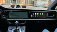 Macan Dual Grand Écran Android Apple CarPlay GPS Radio Lecteur Multimédia pour Voiture Amélioration de l'Intérieur de la Voiture Divertissement Intégré