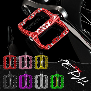 Pedales de Bicicleta de Montaña Krsec Ultraligeros de Aleación de Aluminio, Eje de Acero Universal de 28 Puntas, Antideslizantes, para Descenso - Product Image 2