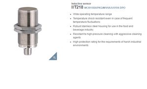 IIT213 IIT216 IIT217 IIT218 IIT219 <b>Sensor</b> Proximity <b>Switch</b> - Product Image 5
