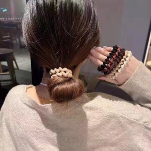 High Elastic Wavy Hair Tie Lotus Root Rope Fabric Hair Band For Women Casual Headdress Summer 2023 Jinhua Origin - Product Image 3