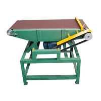 Machine de ponçage et de polissage à bande abrasive manuelle JUHUA, moteur 2,2 kW, longue durée de vie, surface en acier inoxydable, garantie 1 an