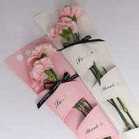 Boîte en papier Kraft pliable, vente directe fabricant, emballage à fleurs, bricolage