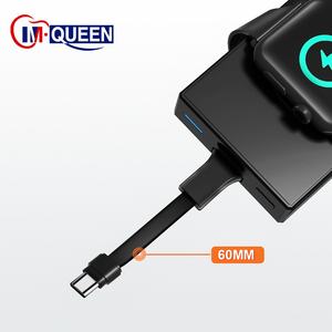 Batterie externe magnétique sans fil ultra-mince 2500 mAh, sortie 10 W pour Apple Watch iWatch, chargeur portable pour téléphone et lampe - Product Image 4