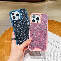 Nouvelle coque de téléphone de luxe légère et tendance de la série Star Diamond Large