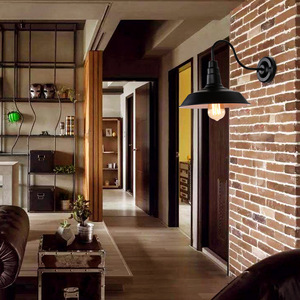 American <strong>Street</strong> <strong>Light</strong> Wall Lamp for Coffee Shops Bars <strong>Old</strong> Copper LOFT Style Bend Iron Pipe KVT Milk Tea Shop Pot Cover LED <strong>Light</strong> - Product Image 3