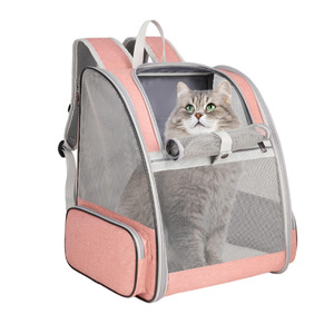 Sac à dos pliable pour chat pour une utilisation en extérieur, adapté aux petits chiens et chats, sac à dos pour animaux de compagnie à double épaule pour les voyages - Product Image 5