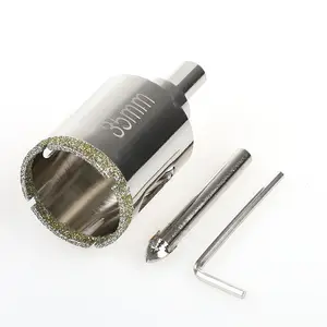 1p16-100mm Diamond Coated Hole Saw Core Drill Bit Opener With Position Center Drill Bit For Mable Ceramic Glass Tile Drilling