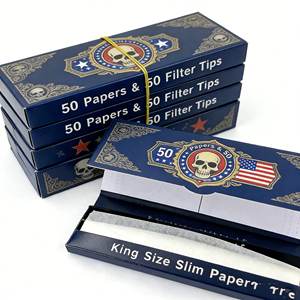 In Stock Custom Premium Quality Manual Modern <b>Rolling</b> Papers Fast Delivery Grinder Tips Rice Paper Gum Arabic Customized Size - Product Image 1