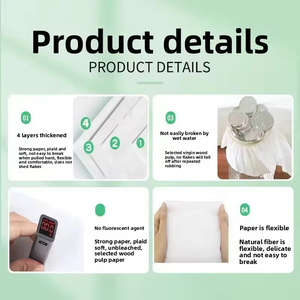 Toallas de Papel Comerciales de Pulpa de Madera sin Perfume de 4 Capas, 100 Paquetes; Suministro a Granel para el Hogar; Paquete Pequeño para Hoteles, Pensiones y Catering - Product Image 2