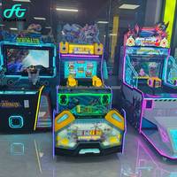 Machine d'arcade de tir à l'eau à deux joueurs, à monnayeur, très populaire, pour centre commercial et aire de jeux pour enfants