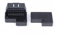 Boîtier en forme de casque pour connecteur OBD2 Mini J1962M pour prise de diagnostic automobile