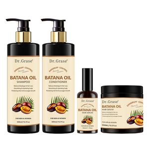 Champú y Acondicionador de Aceite de Batana Natural Sin Sulfatos de Marca Propia, Anticaída <span class=keywords><strong>del</strong></span> <span class=keywords><strong>Cabello</strong></span> y Anticaspa - Product Image 1
