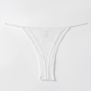 Phụ Nữ Bán Buôn Ren Màu Đỏ <span class=keywords><strong>G</strong></span> Chuỗi Cắt Tee Thấp Eo Trường Cô <span class=keywords><strong>G</strong></span>ái Trưởng Thành Thong Quần Lót Rắn Dệt Kim Mô Hình Cho Phụ Nữ - Product Image 6