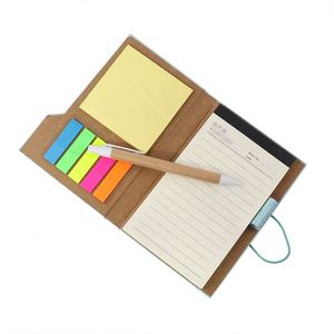 Joli cahier de couverture en cuir PU cahier d'impression personnalisée cahier A5 avec ensemble de stylos - Product Image 6