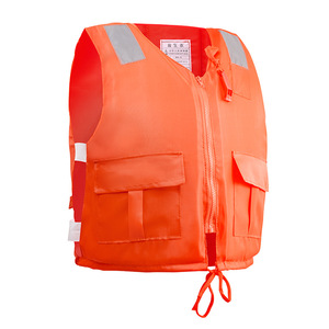 Gilet de sauvetage adulte à haute flottabilité 150N, en tissu Oxford zippé, réfléchissant, pour la pêche, la plongée en apnée, la sécurité et le sauvetage, taille unique - Product Image 2