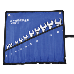 High Quality OEM Metric Alloy Steel Forged Handle Double End Combination <strong>Spanner</strong> <strong>Set</strong> 6-80mm Chrome-plated Nonsparking Auto - Product Image 1