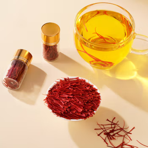 Safran doré, meilleurs fils de safran rouge de qualité supérieure, grade 3A Super Negin. pour thé, <span class=keywords><strong>paella</strong></span>, riz, desserts (1.0 grammes) - Product Image 2