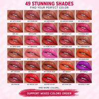 Gloss à lèvres nacré RTS 3,5 ml, haute brillance, hydratant, repulpant, 33 teintes, faible MOQ 1 pièce, vente en gros, logo personnalisé