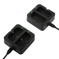 Chargeur double USB RV4 pour batteries V4 de sonnette vidéo RingTeam 3, caméra Ring Spotlight 2 et caméra adhésive
