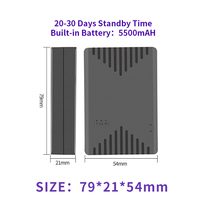 Mini traceur GPS 4G pour vélo, moto, voiture, dispositif de localisation, étanche, compatible avec les réseaux 2G, capacité de 5500 mAh