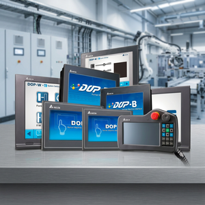 Delta DOP-107CV Écran tactile HMI 7 pouces haute luminosité, interface homme-machine industrielle pour le contrôle des machines - Product Image 1