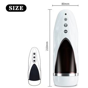 Otomatik ısıtma erkek mastürbasyon kupası gerçekçi dil ağız vajina kedi yalama Vibrating titreşimli Oral Oral tor seks oyuncak - Product Image 5