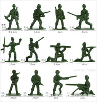 Set de Juego de 100 Figuras Militares de Plástico de la Segunda Guerra Mundial Juguetes para Niños