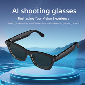 Lunettes Intelligentes IA avec <span class=keywords><strong>Enregistrement</strong></span> Caméra 4 Go IP65 Vidéo <span class=keywords><strong>Audio</strong></span> 1080P Traduction Chat IA Appel BT Musique Transfert Wi-Fi V03 - Product Image 3