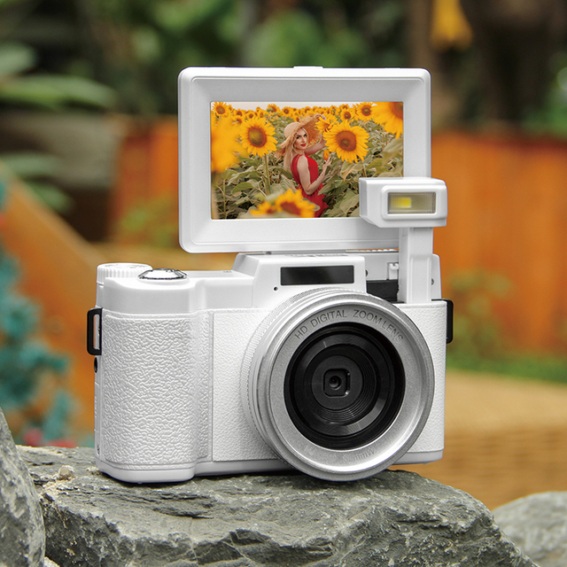 3" Rotation Screen Photo Picture Camera Video and Audio Vlog 5k Photography Vintage Digital Camera