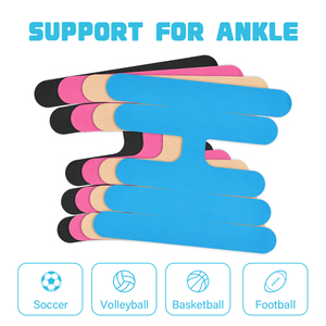 Nefes Alabilen Elastik Önceden Kesilmiş Pamuklu Kinesyoloji Bandı, Ligament ve Kas Maraton Kullanımı İçin - Product Image 6