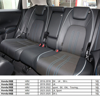 Pour Honda HRV HR-V 2016-2022 2023 2024 2025 2026, accessoires de voiture personnalisés, housses de siège, 5 places, cuir Nappa, ensemble complet, entièrement couvertes