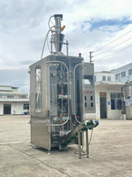Machine d'emballage automatique verticale pour sachets de poudre de thé instantané perforés avec sac intérieur et extérieur