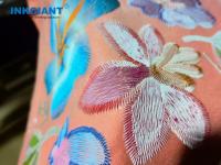 INKGIANT nouvelle Solution d'impression de broderie UV 3D A1 avec imprimante rouleau à rouleau à 3 têtes d'impression pour textile