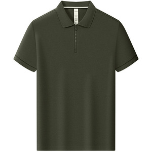 Polo Shirt Short Sleeve Solid Color Cotton Workwear Daily Wear Uniforms Corporate Collared Apparel - Product Image 3