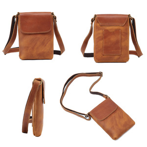 Nuovo arrivo borsa Messenger a tracolla in <span class=keywords><strong>pelle</strong></span> di mucca pieno fiore artigianale in vera <span class=keywords><strong>pelle</strong></span> vera e propria borsa a tracolla semplice - Product Image 2