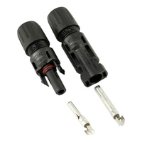 PowMr 1000V MCX Solar-Steckverbinder Messingkontakte 2,5/4/6mm² 10~14AWG Solarkabel IP67 Wasserdicht 20-25A Stecker/Buchse