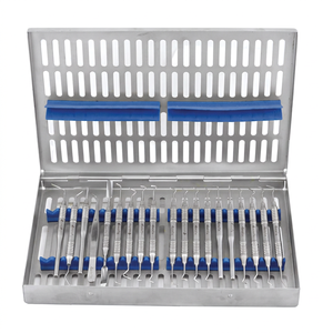 <b>Conservative</b> Instruments PS-0001 Surgical Grade Stainless Steel Ergonomic Ring Handle Cassette Instruments Kit - Product Image 1