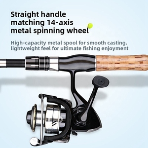 Canne à pêche ultra-courte, ultra-légère, en carbone, rigide, portable, rétractable, flottante, pour la pêche en mer, mini-canne, ensemble <span class=keywords><strong>de</strong></span> 5+ sections - Product Image 3