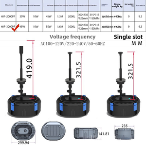 Mini <span class=keywords><strong>pompe</strong></span> submersible UV silencieuse pour bassin, avec LED colorées, fontaine et filtre d'aération pour l'aménagement aquatique - Product Image 6