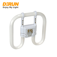 Lampe fluorescente 2D OPAL 16W 21W 28W 38W 55W GR10Q 4 broches 2700K Ampoule compacte à économie d'énergie GR8 2 broches, FLT-2D
