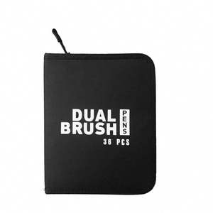 Stylos pinceaux double pointe couleur aquarelle lavables, très demandés, pour dessin et peinture, lot de marqueurs artistiques - Product Image 6