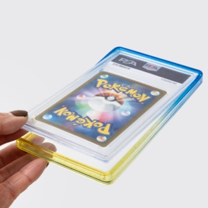 Mixed Gradient Color Glitter Clear Back Panel Plate Graded <strong>Card</strong> Slab Bumper Guard P s a Slab <strong>Protector</strong> for Graded <strong>Card</strong> Slab - Product Image 4