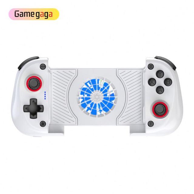 X3 Stretching Game Controller 2 in 1 Cooling Fan BT Wireless Double Vibration Motors Gamepad Handle for Phone Android IOS NS