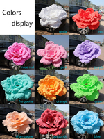 Offre Spéciale 80cm Géant Pivoine Fleur PE Mousse Fleurs avec Stand Événement Environnement Fleur Artificielle
