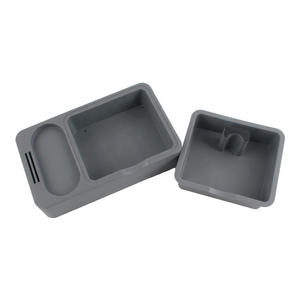 กล่องเคาะกากกาแฟพลาสติกสีเทาคลาสสิก ทนทาน - Product Image 6