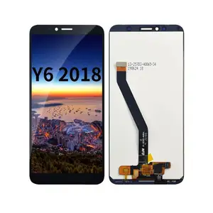 Baru Asli LCD Display Perakitan untuk Huawei Y5 2017/2018/Y5 Lii/Y5 Pro/Y6 2017 LCD Touch Screen dengan Digitizer Hitam/Putih/Emas